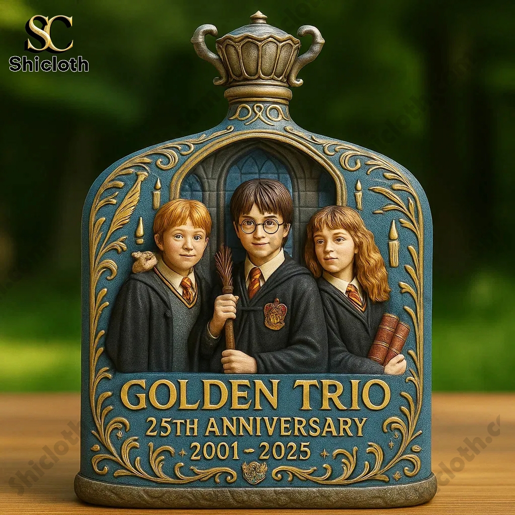 Hogwarts Golden Trio Commemorative Whisky Bottle