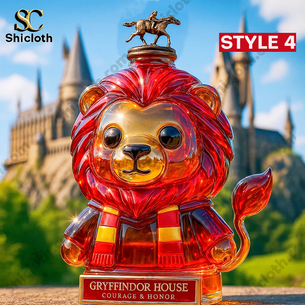 Hogwarts Gryffindor Lion Courage & Honor Whiskey Bottle 4 Hogwarts Gryffindor Lion Courage & Honor Whiskey Bottle - Image 4