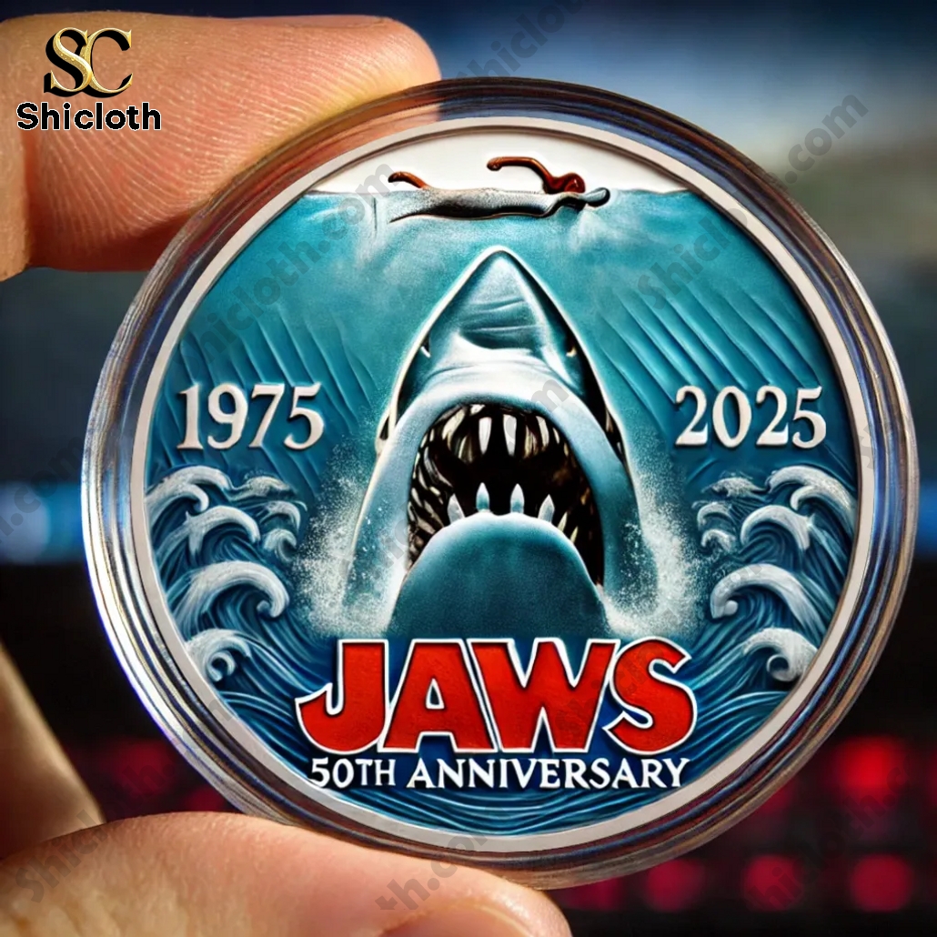 HOT Jaws 50th Anniversary Commemorative Coin
