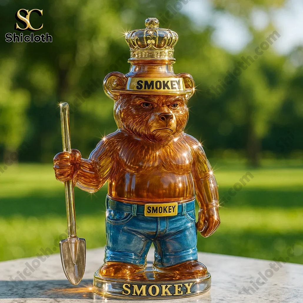 Hot New Style Smokey Bear Whiskey Bottle