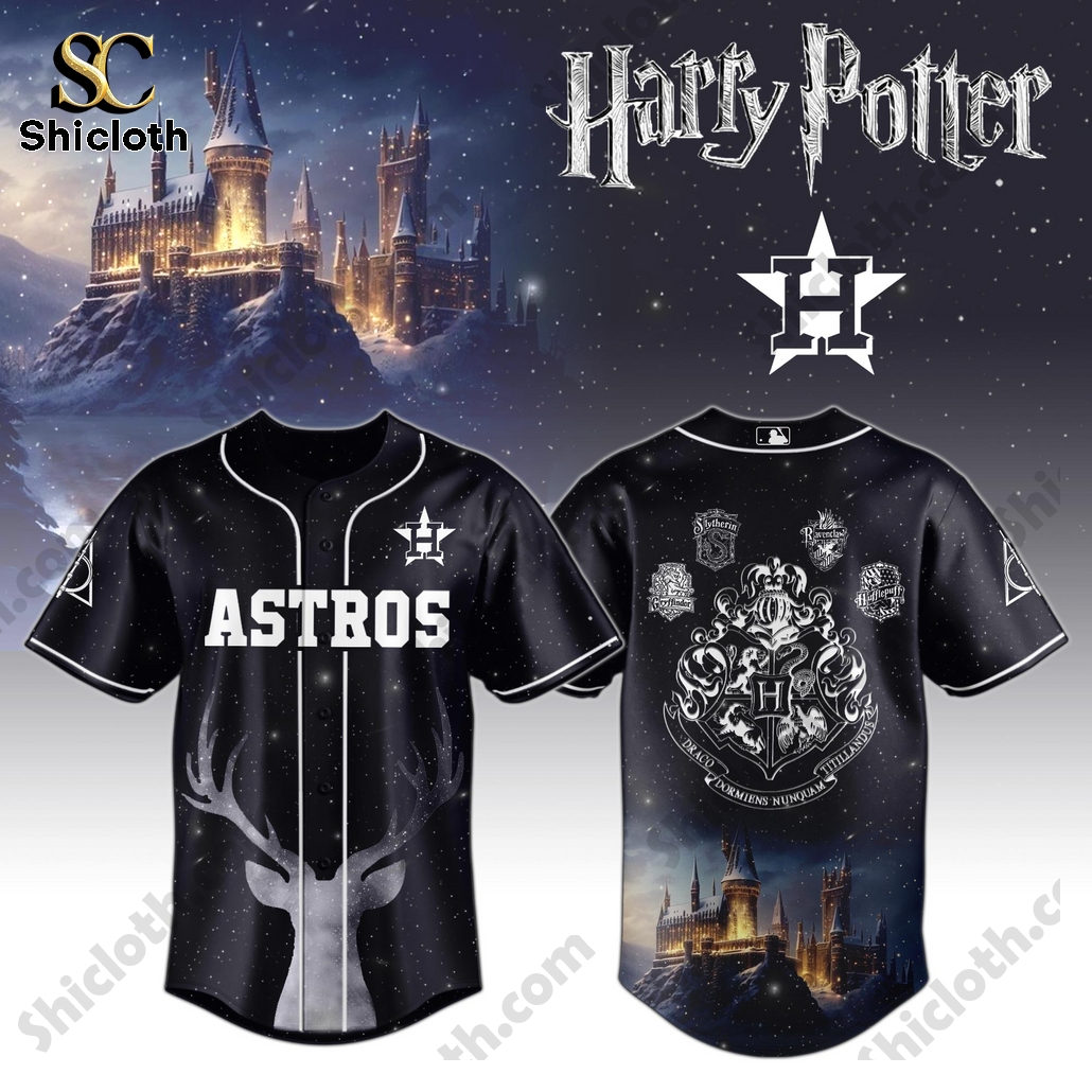 Houston Astros Patronus Charm Harry Potter Baseball Jersey