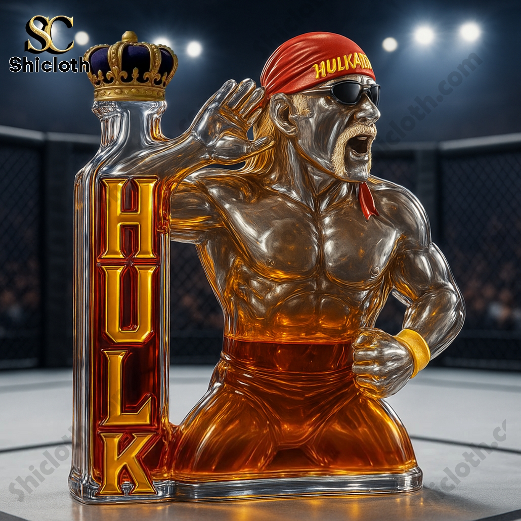 Hulk Hogan 1953-2025 Memorial Whiskey Bottle