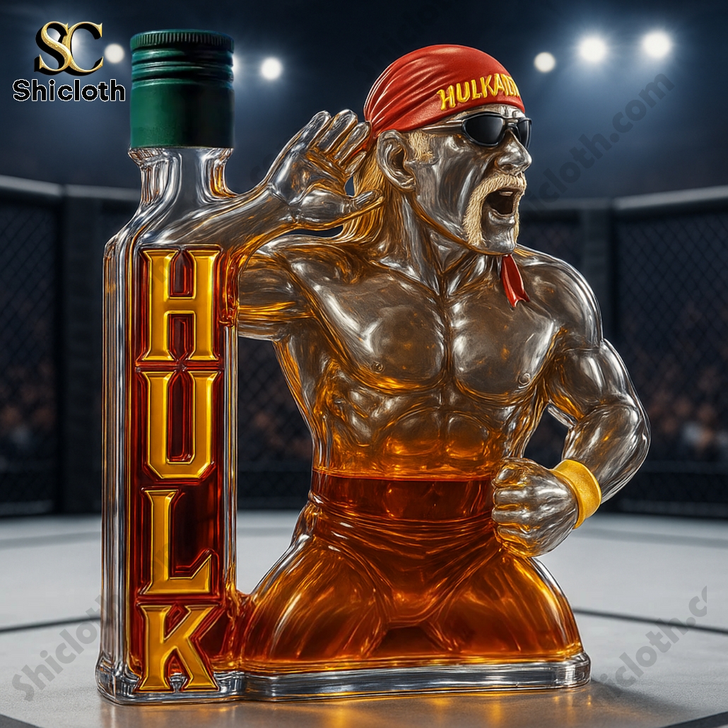 Hulk Hogan 1953-2025 Memorial Whiskey Bottle 3 Hulk Hogan 1953-2025 Memorial Whiskey Bottle - Image 3