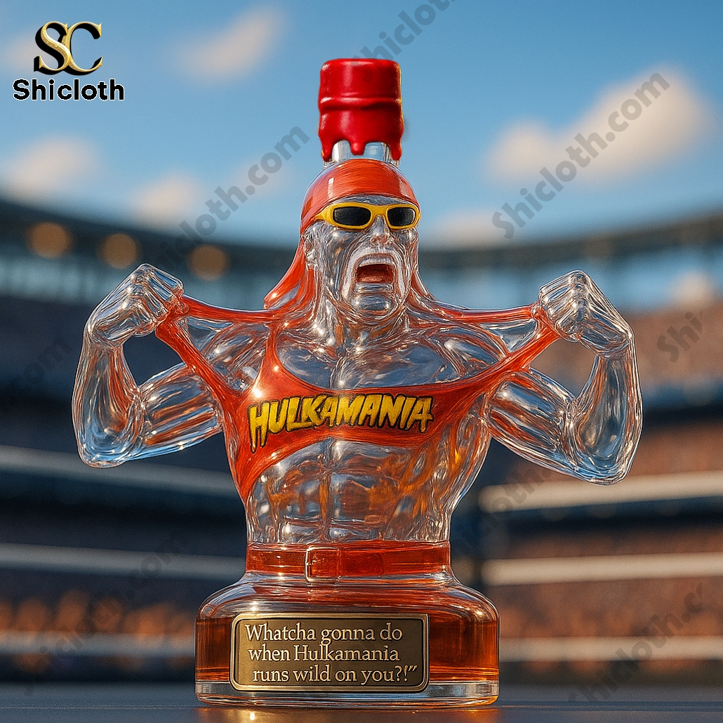 Hulk Hogan Hulkamania Memorial Whiskey Bottle 4 Hulk Hogan Hulkamania Memorial Whiskey Bottle - Image 4