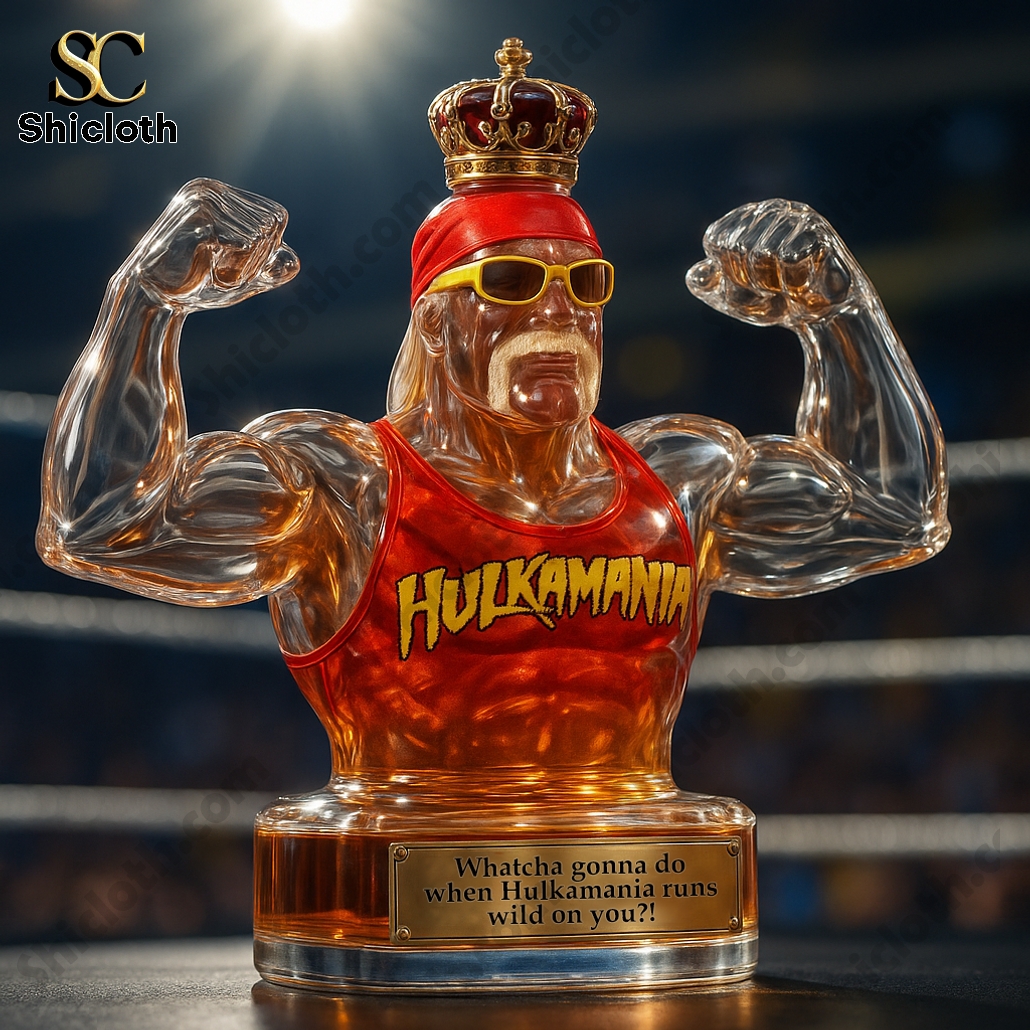 Hulk Hogan Limited Edition Memorial Whiskey Bottle