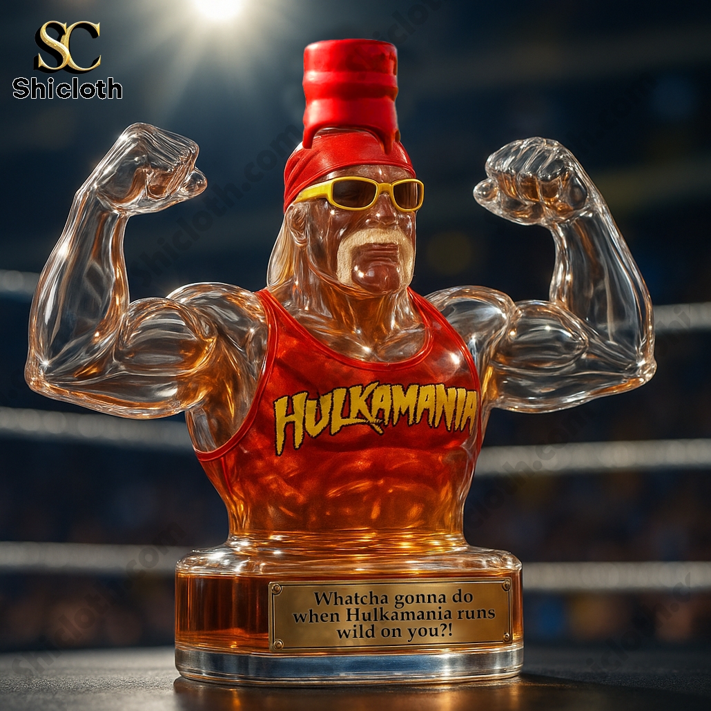Hulk Hogan Limited Edition Memorial Whiskey Bottle 4 Hulk Hogan Limited Edition Memorial Whiskey Bottle - Image 4