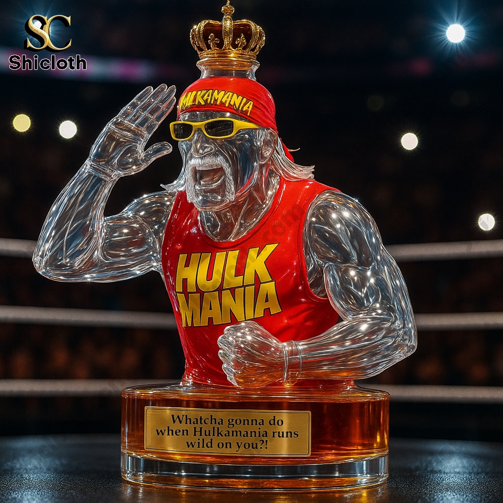 Hulk Hogan Memorial Whiskey Bottle
