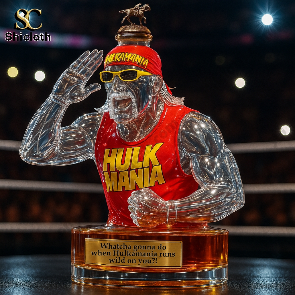 Hulk Hogan Memorial Whiskey Bottle 3 Hulk Hogan Memorial Whiskey Bottle - Image 3