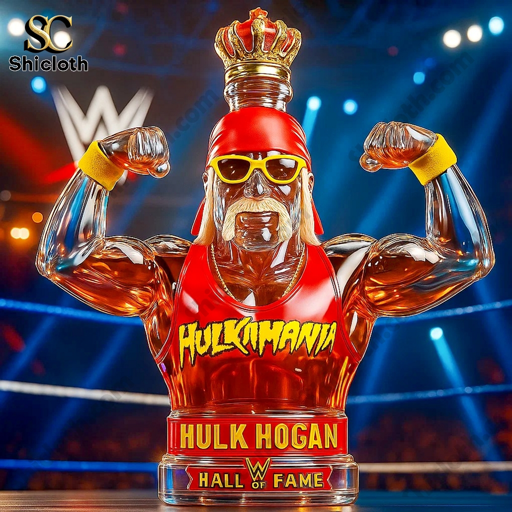 Hulkamania Limited Edition Commemorative Whiskey Bottle