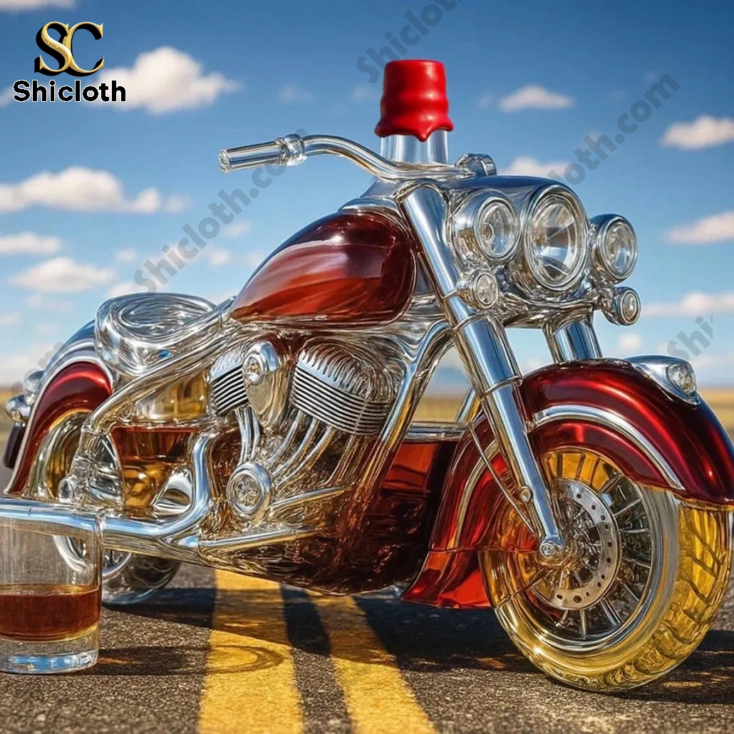 Indian Motorcycle Crown Royal Whiskey Bottle 4 Indian Motorcycle Crown Royal Whiskey Bottle - Image 4