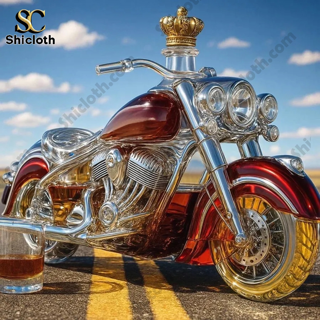 Indian Motorcycle Crown Royal Whiskey Bottle 5 Indian Motorcycle Crown Royal Whiskey Bottle - Image 5