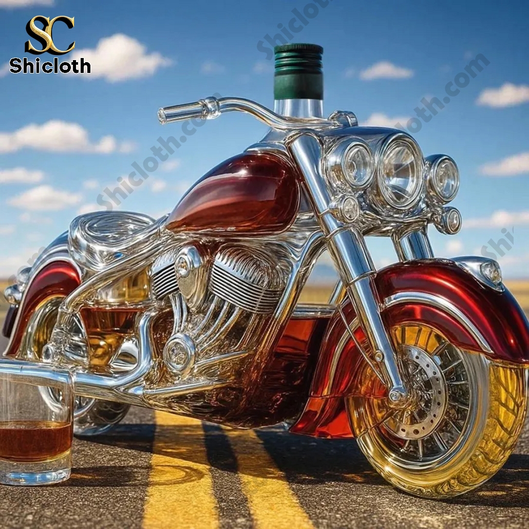 Indian Motorcycle Crown Royal Whiskey Bottle 6 Indian Motorcycle Crown Royal Whiskey Bottle - Image 6