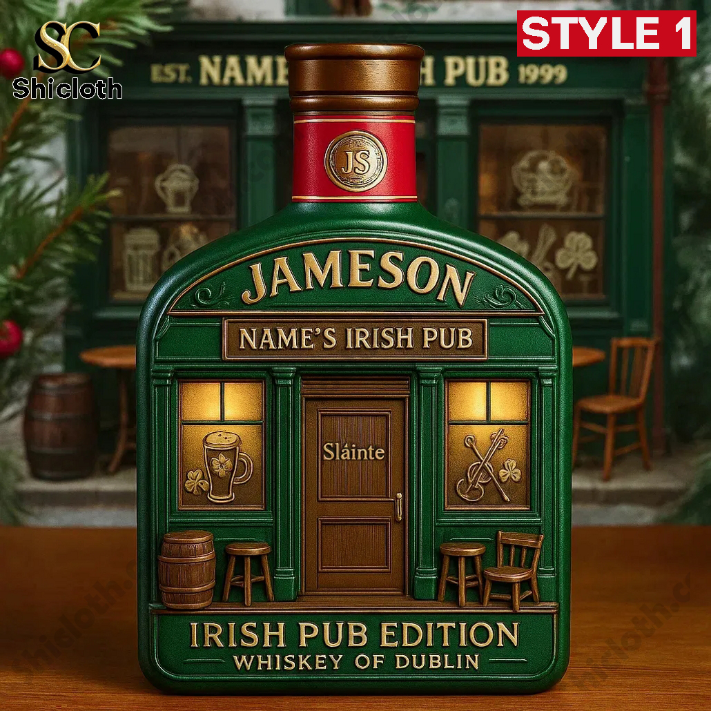 Irish Pub Jameson Legend Limited Edition Whiskey Bottle