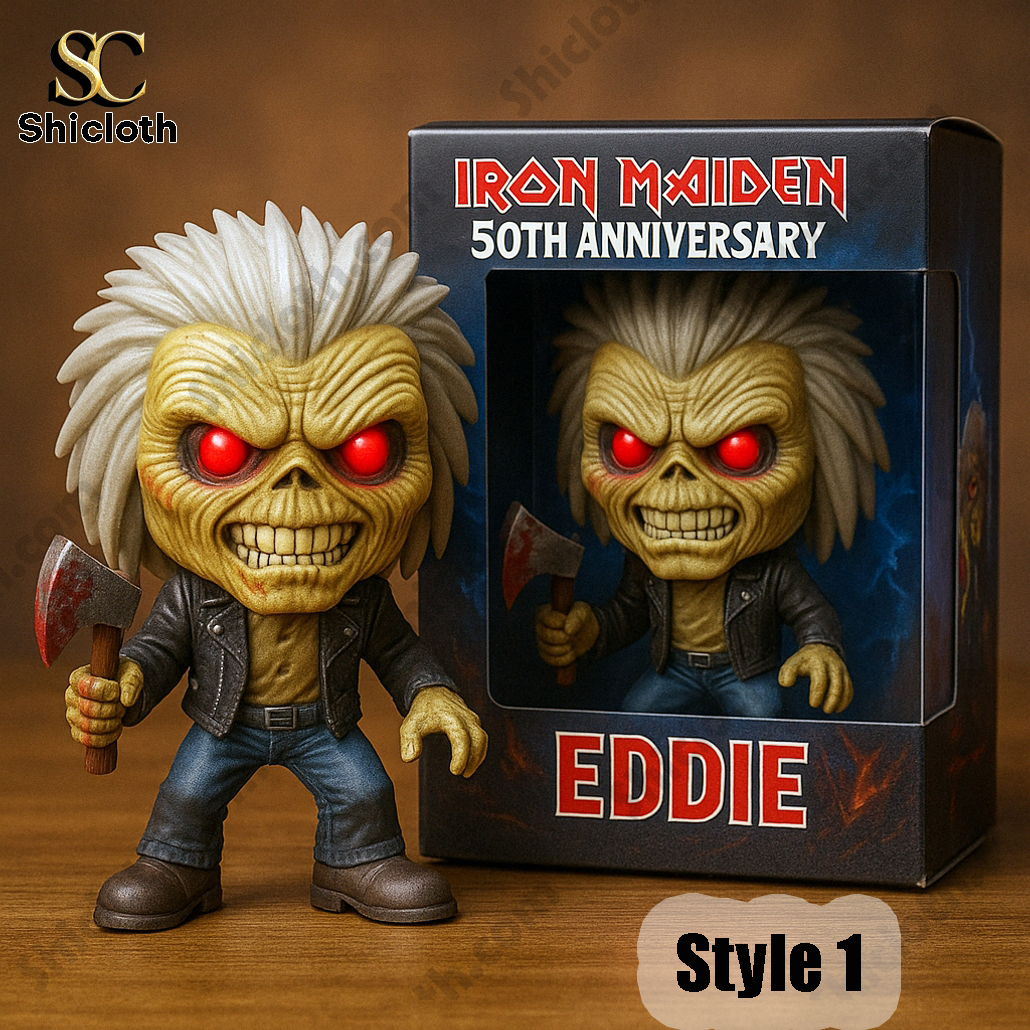 Iron Maiden’s Mascot Eddie 50th Anniversary Pop Figure Doll