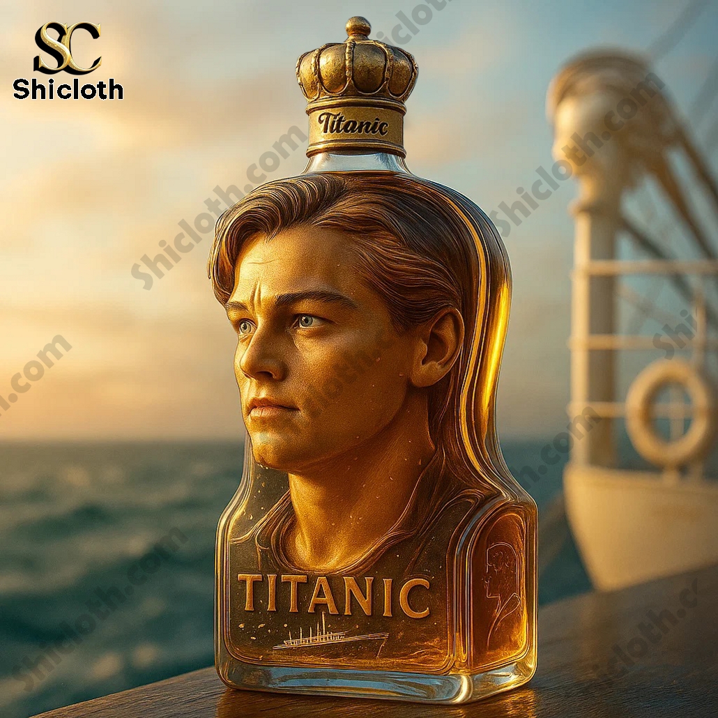 Jack Dawson Leonardo DiCaprio Titanic Whiskey Bottle