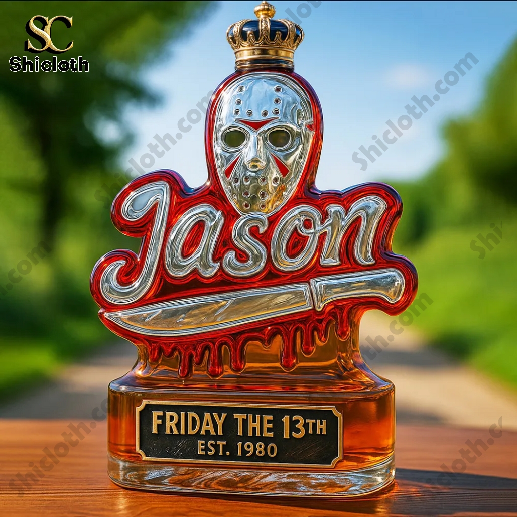 Jason Voorhees Friday The 13th Limited Edition Whiskey Bottle