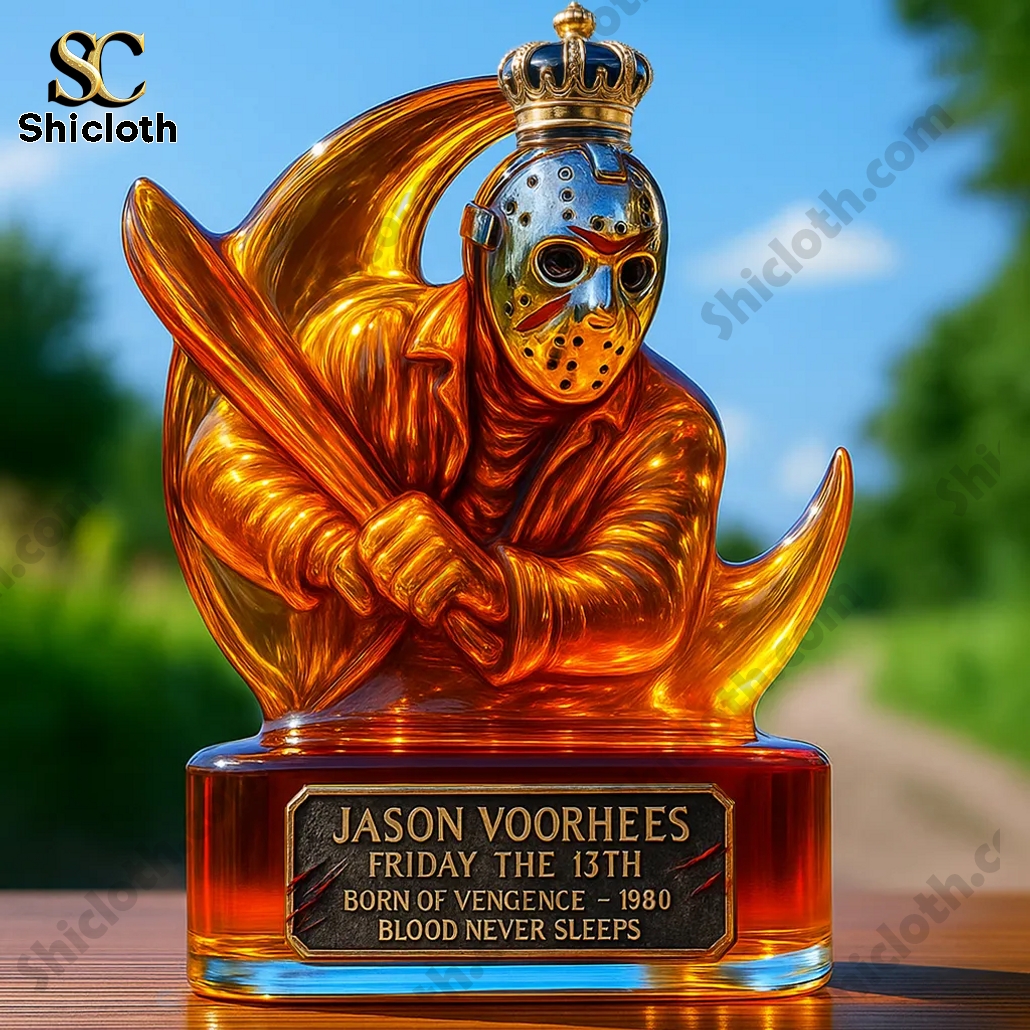 Jason Voorhees Whiskey Bottle