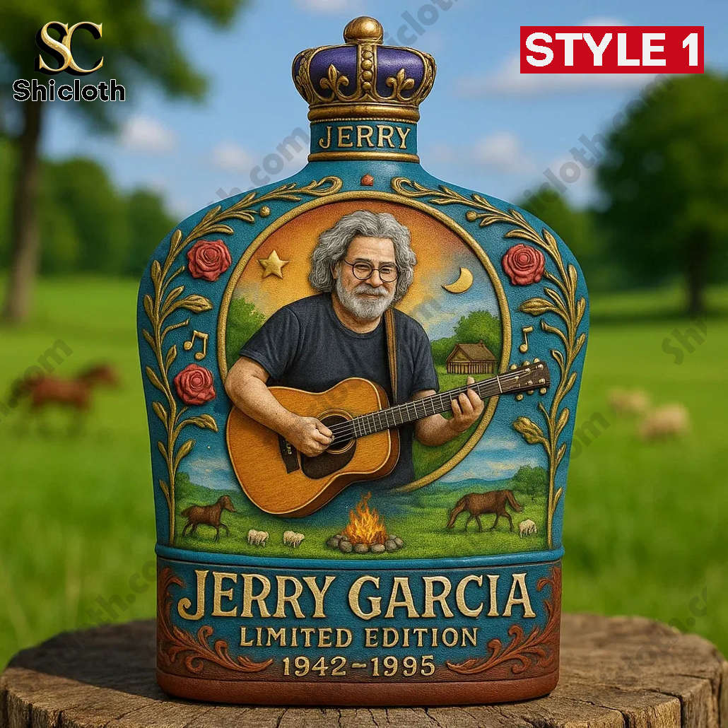 Jerry Garcia Edition Whiskey Bottle