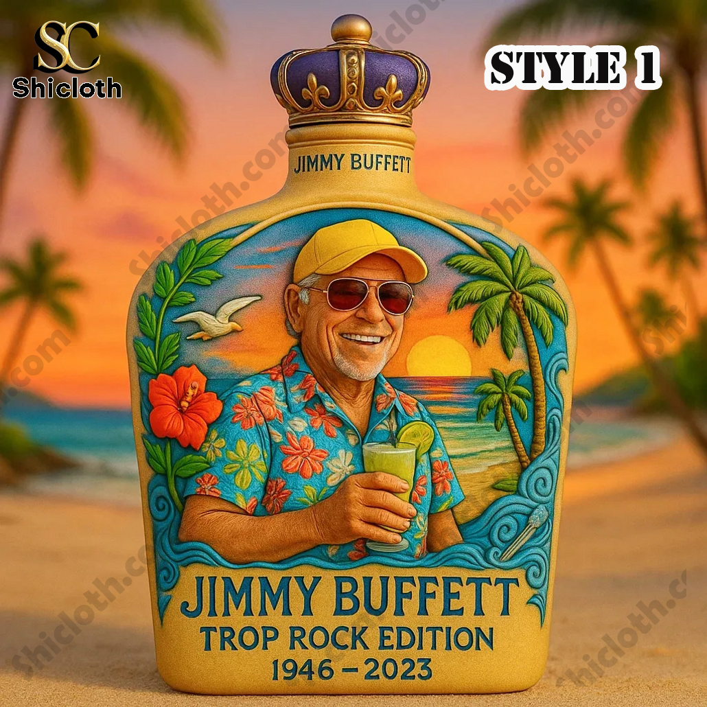 Jimmy Buffett Limited Edition Whiskey Bottle