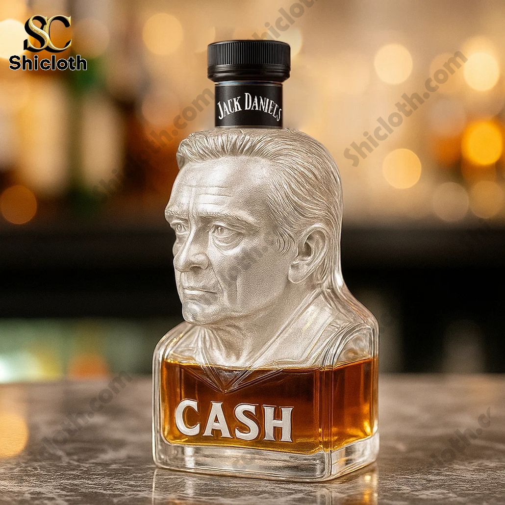 Johnny Cash Whiskey Bottle 3 Johnny Cash Whiskey Bottle - Image 3