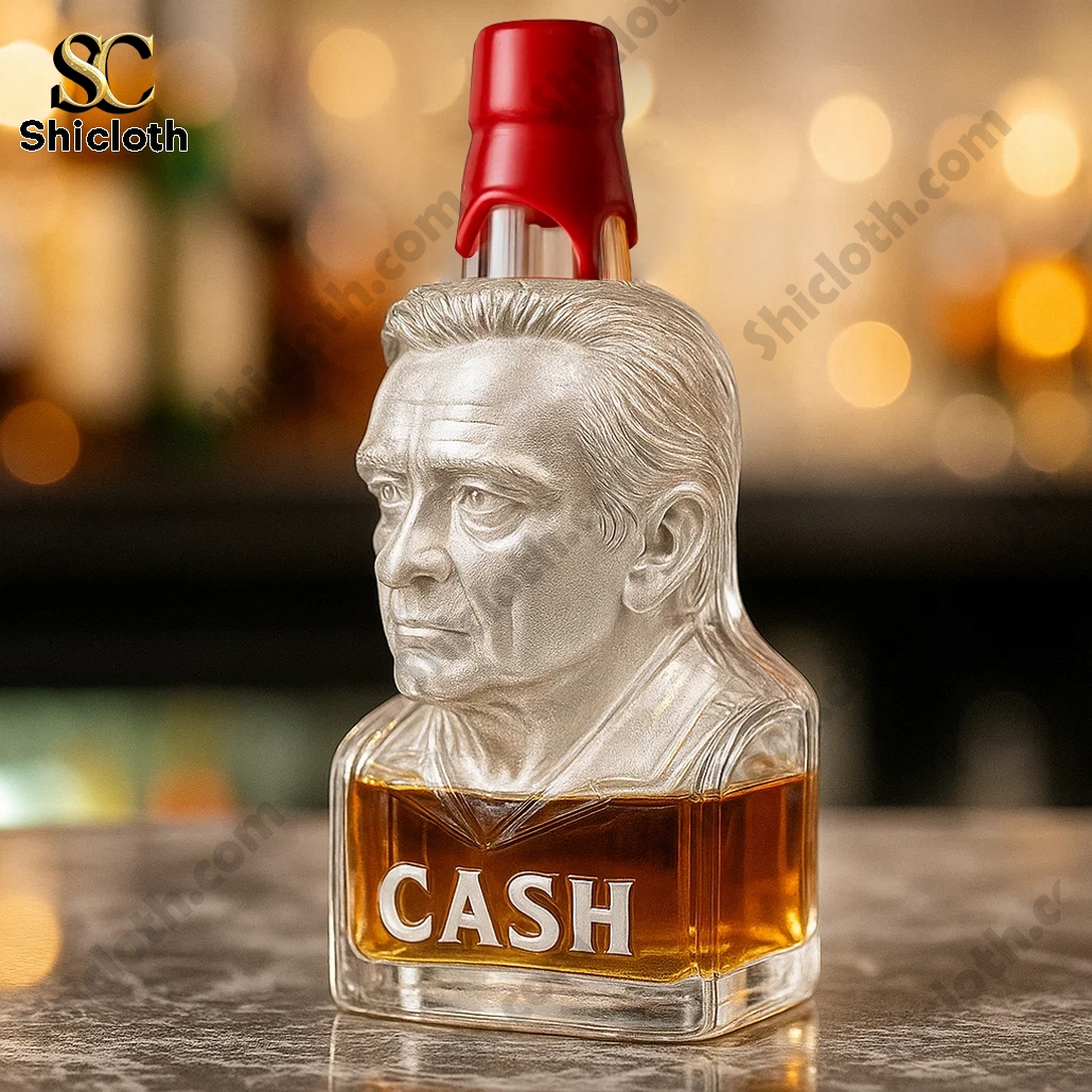 Johnny Cash Whiskey Bottle 4 Johnny Cash Whiskey Bottle - Image 4