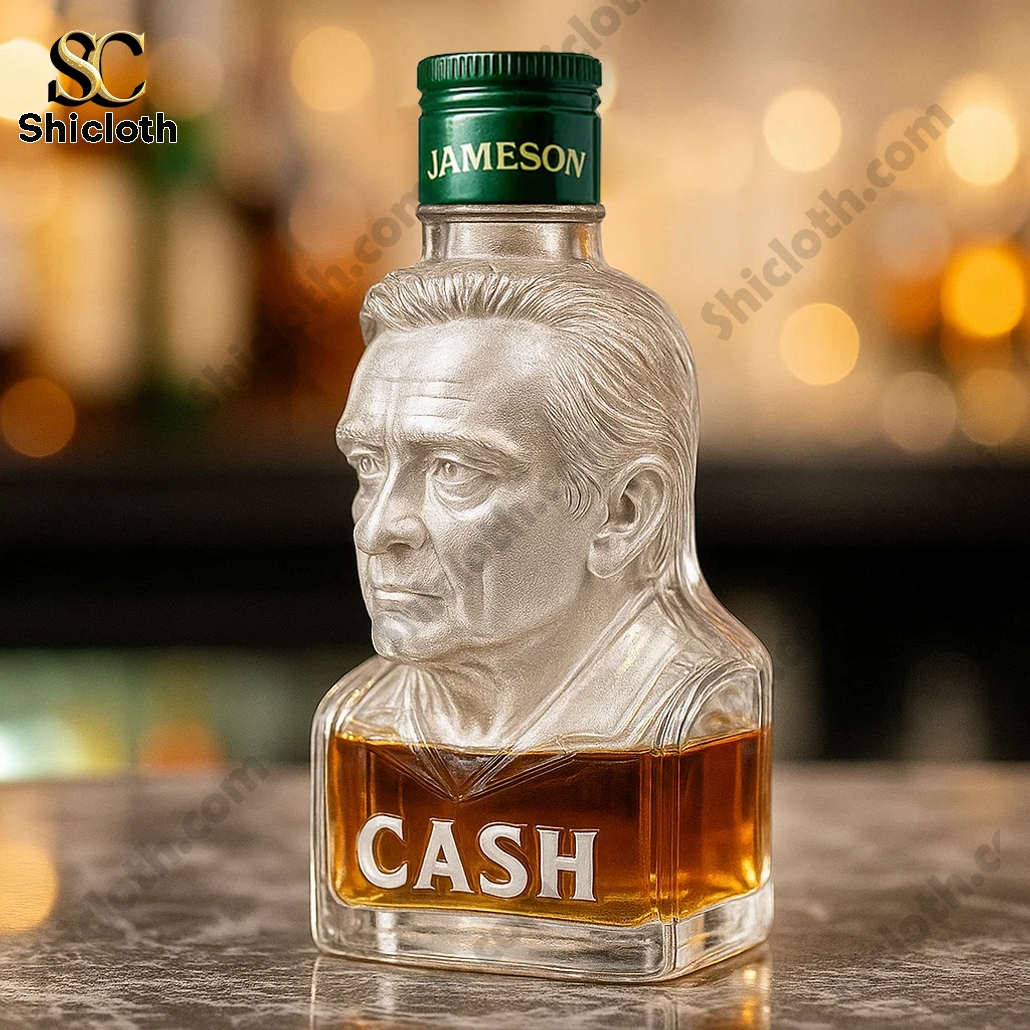 Johnny Cash Whiskey Bottle 5 Johnny Cash Whiskey Bottle - Image 5