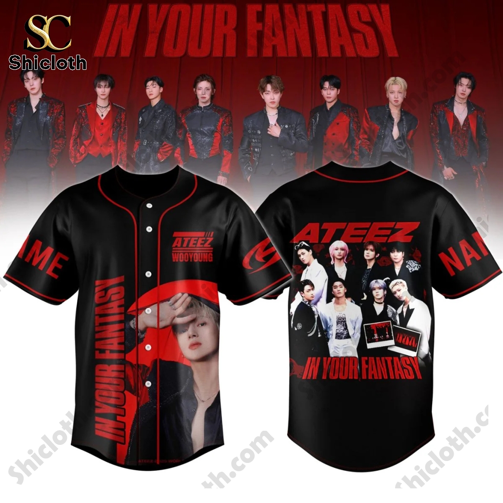 Jung Woo Young ATEEZ In Your Fantasy Baseball Jersey