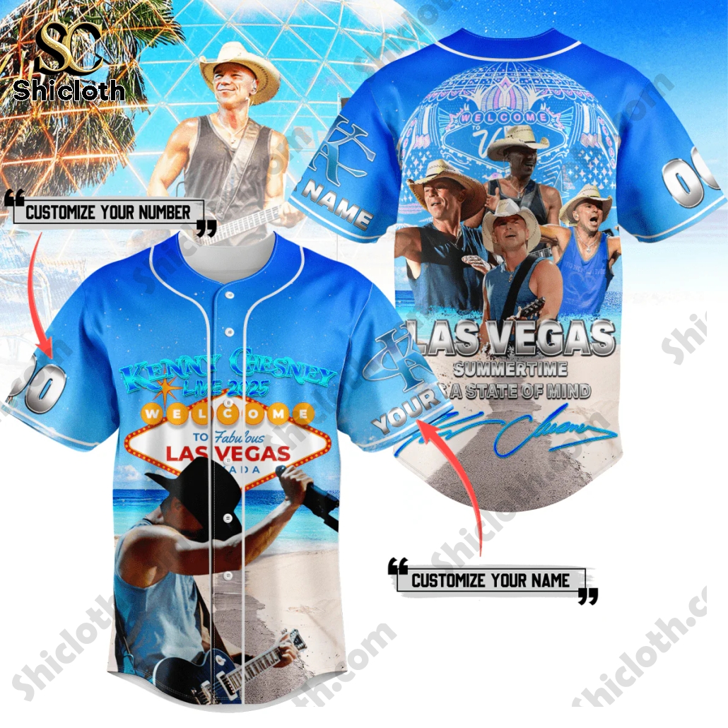 Kenny Chesney Las Vegas Sphere Baseball Jersey