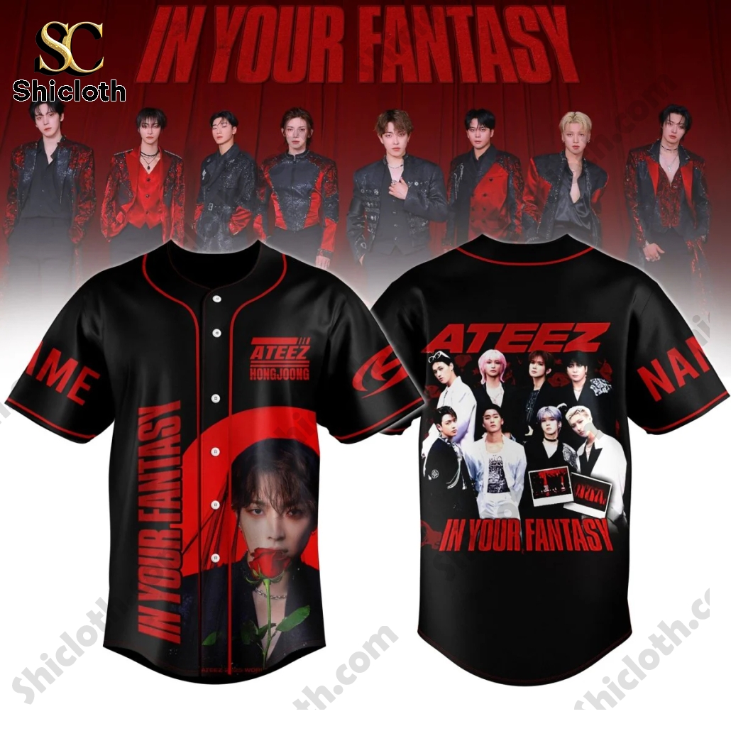 Kim Hong Joong ATEEZ In Your Fantasy Baseball Jersey
