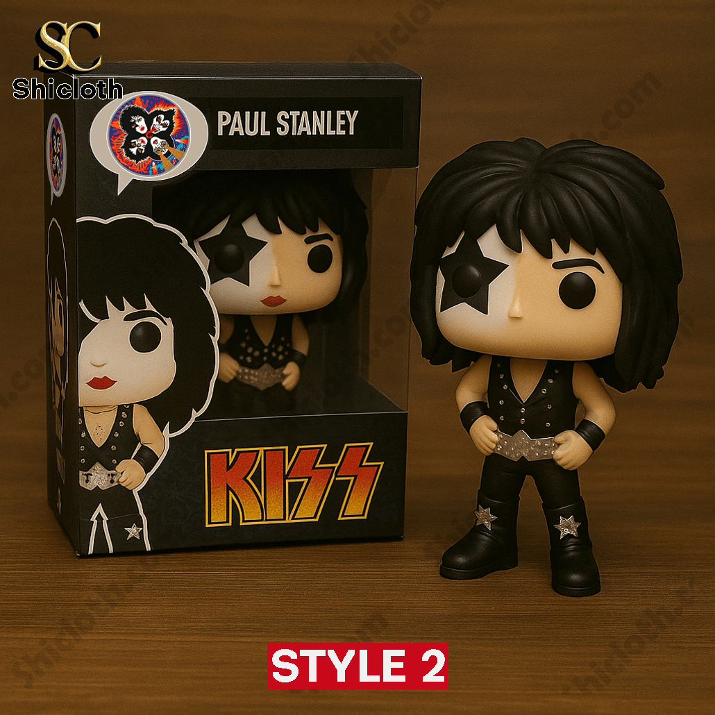 Kiss Heavy Metal Band Ace Frehley Pop Figure Doll 3 Kiss Heavy Metal Band Ace Frehley Pop Figure Doll - Image 3