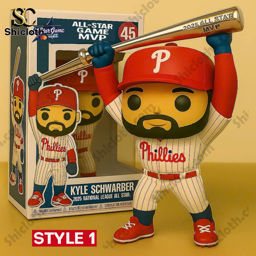 Kyle Schwarber 2025 National League All Star Pop Figure Doll