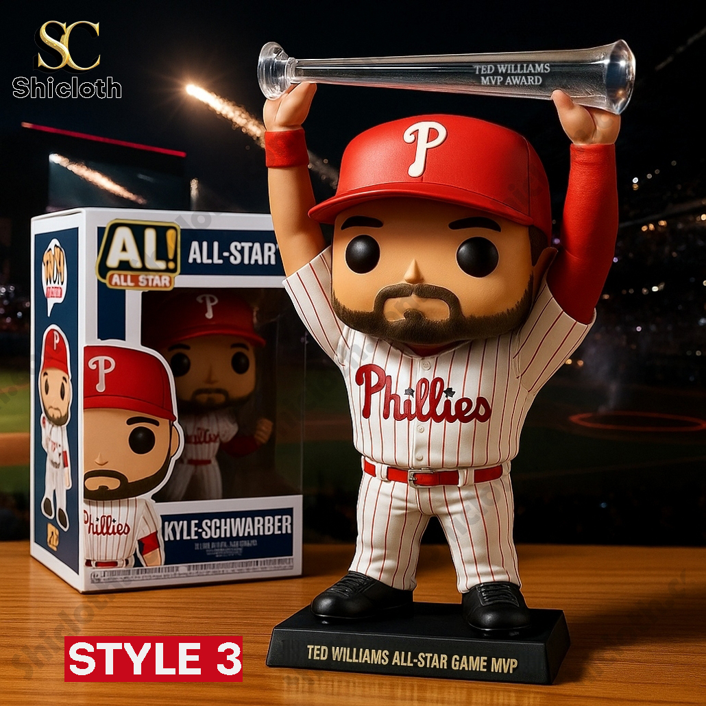 Kyle Schwarber 2025 National League All Star Pop Figure Doll 3 Kyle Schwarber 2025 National League All Star Pop Figure Doll - Image 3