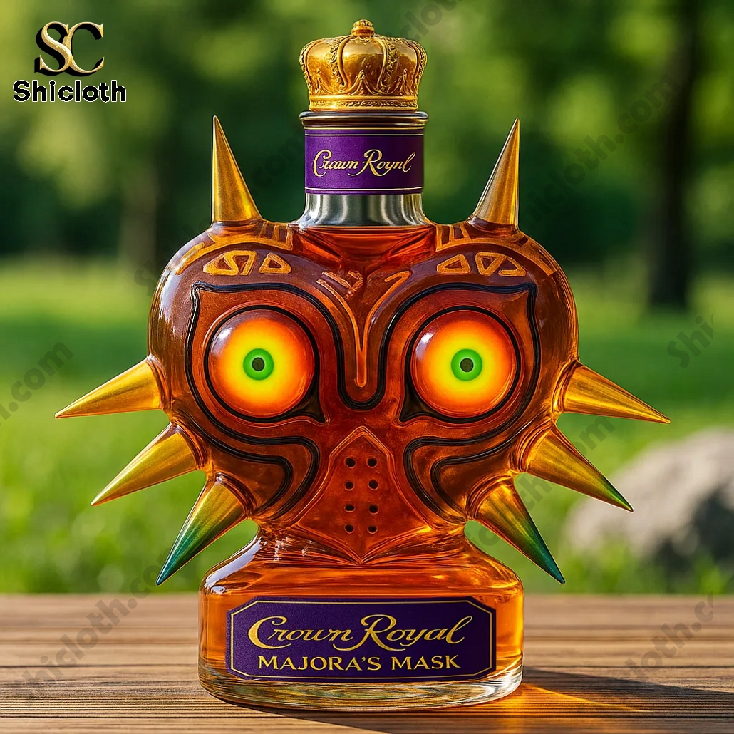 Legend of Zelda Majora's Mask Whiskey Bottle