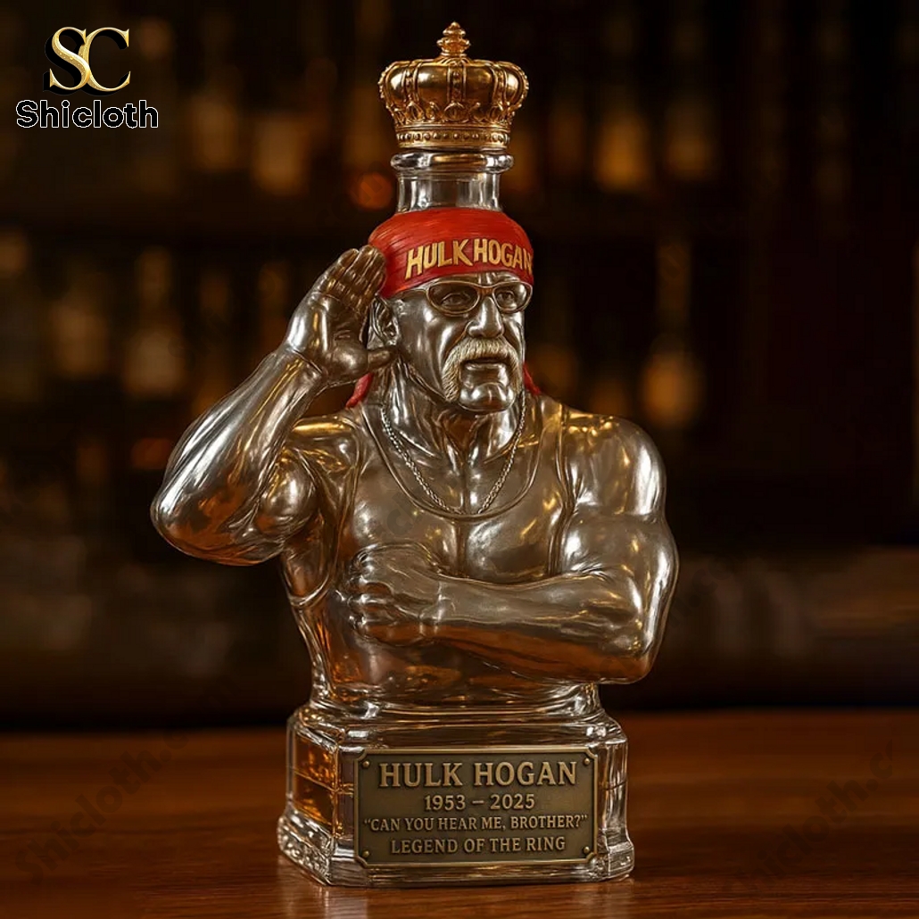 Legends of the Ring Hulk Hogan Whiskey Bottle