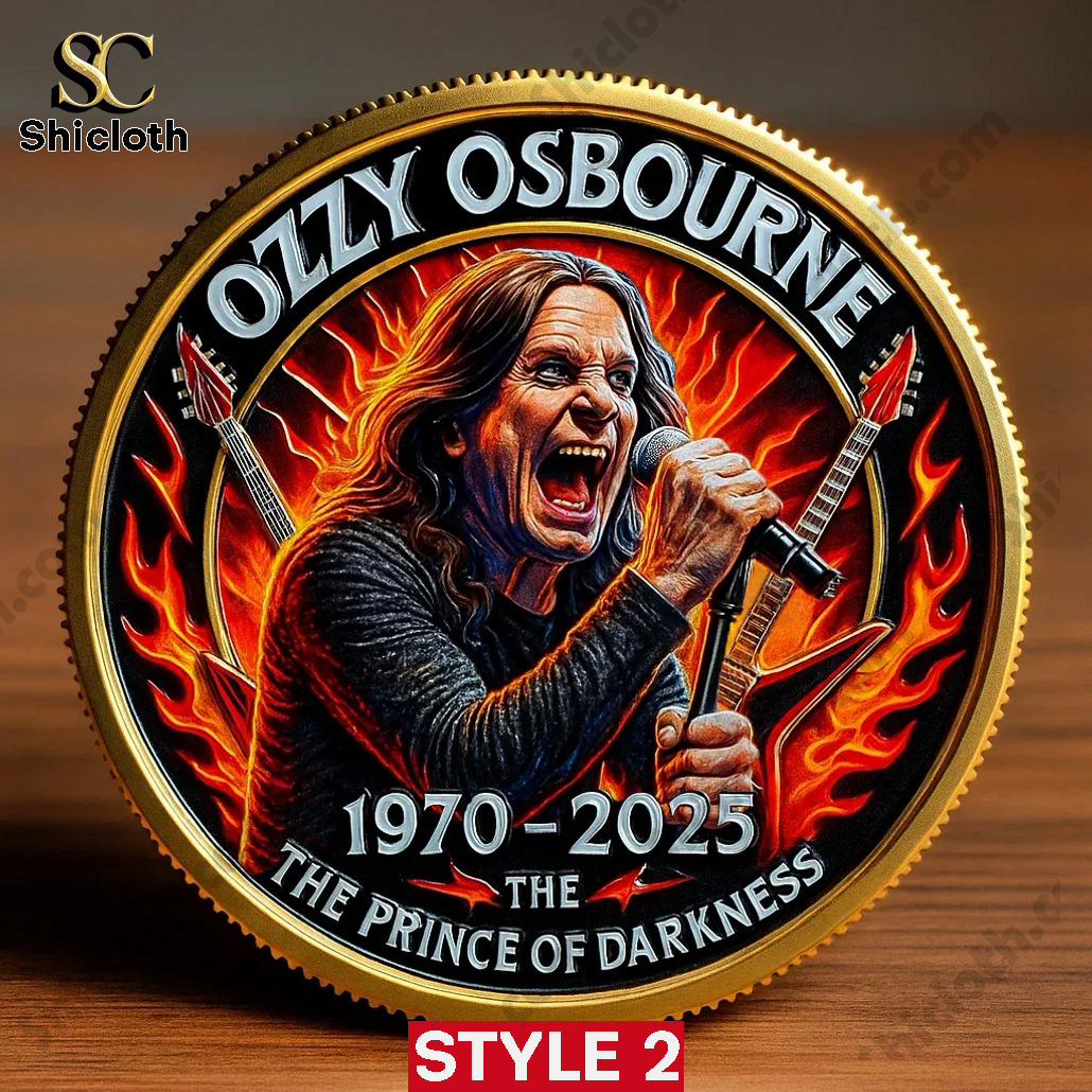 Limited Edition Ozzy Osbourne Farewell Coin Limited Edition Ozzy Osbourne Farewell Coin
