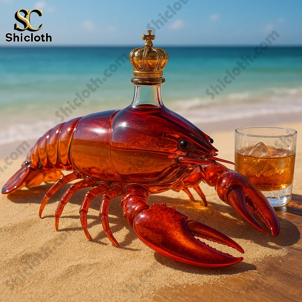 Lobster Exquisite Whiskey Bottle
