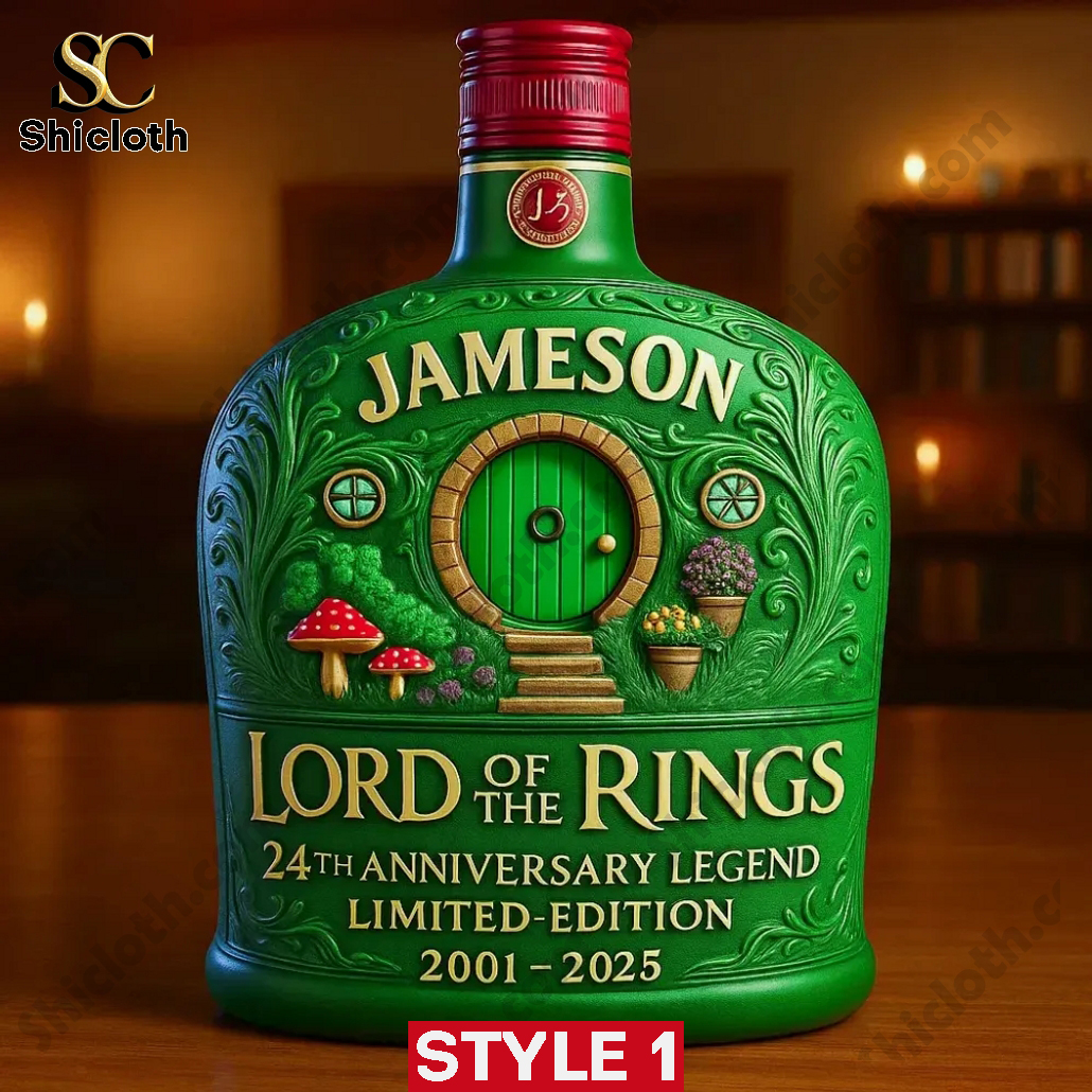 Lord of the Rings Bottle 24th Anniversary Legend Limited Edition whiskey bottle