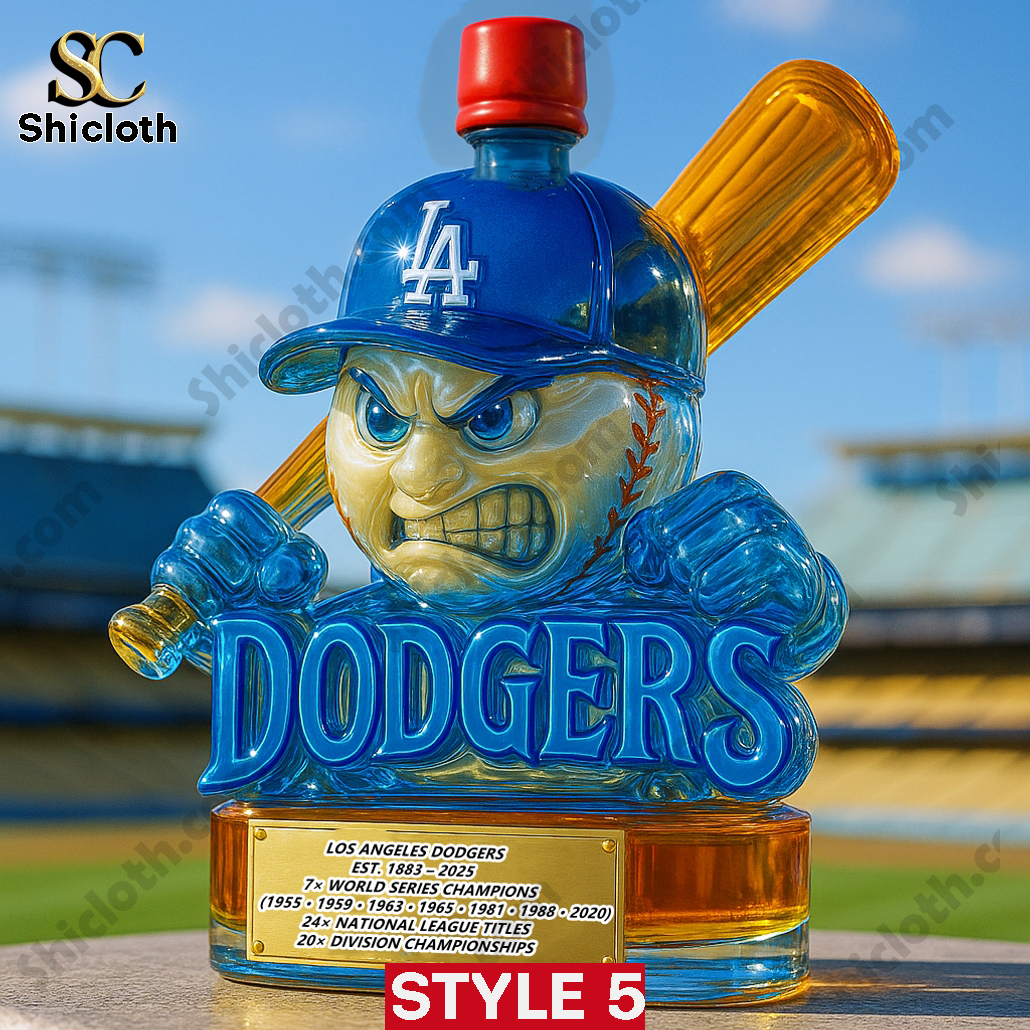 Best Seller Los Angeles Dodgers 7x World Series Champions Whiskey Bottle 5 Best Seller Los Angeles Dodgers 7x World Series Champions Whiskey Bottle - Image 5