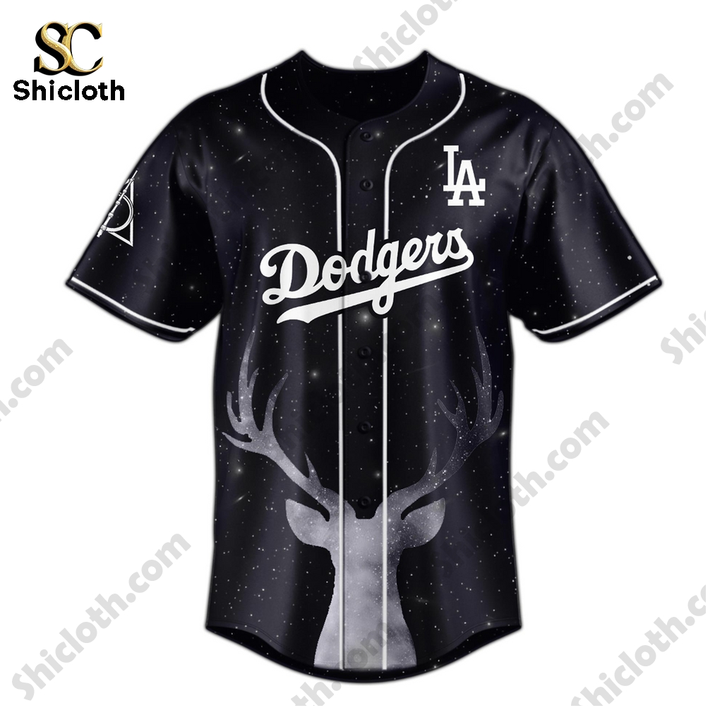 los angeles dodgers patronus charm harry potter baseball jersey 2 fNW0g