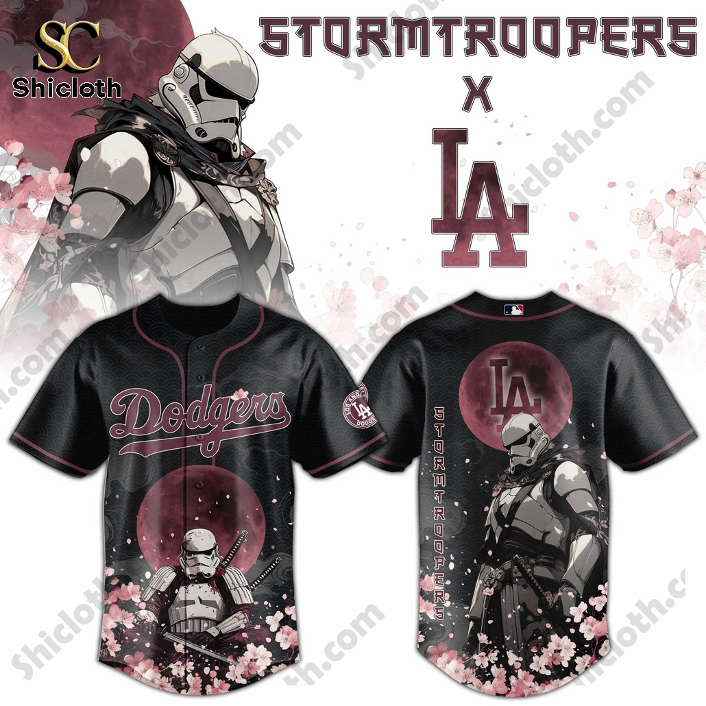 Los Angeles Dodgers Stormtrooper Japan 2025 Baseball Jersey