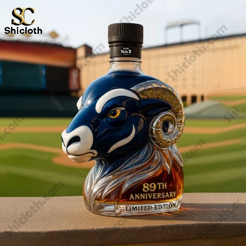 Los Angeles Rams 89th Anniversary Limited Edition Whiskey Bottle 3 Los Angeles Rams 89th Anniversary Limited Edition Whiskey Bottle - Image 3