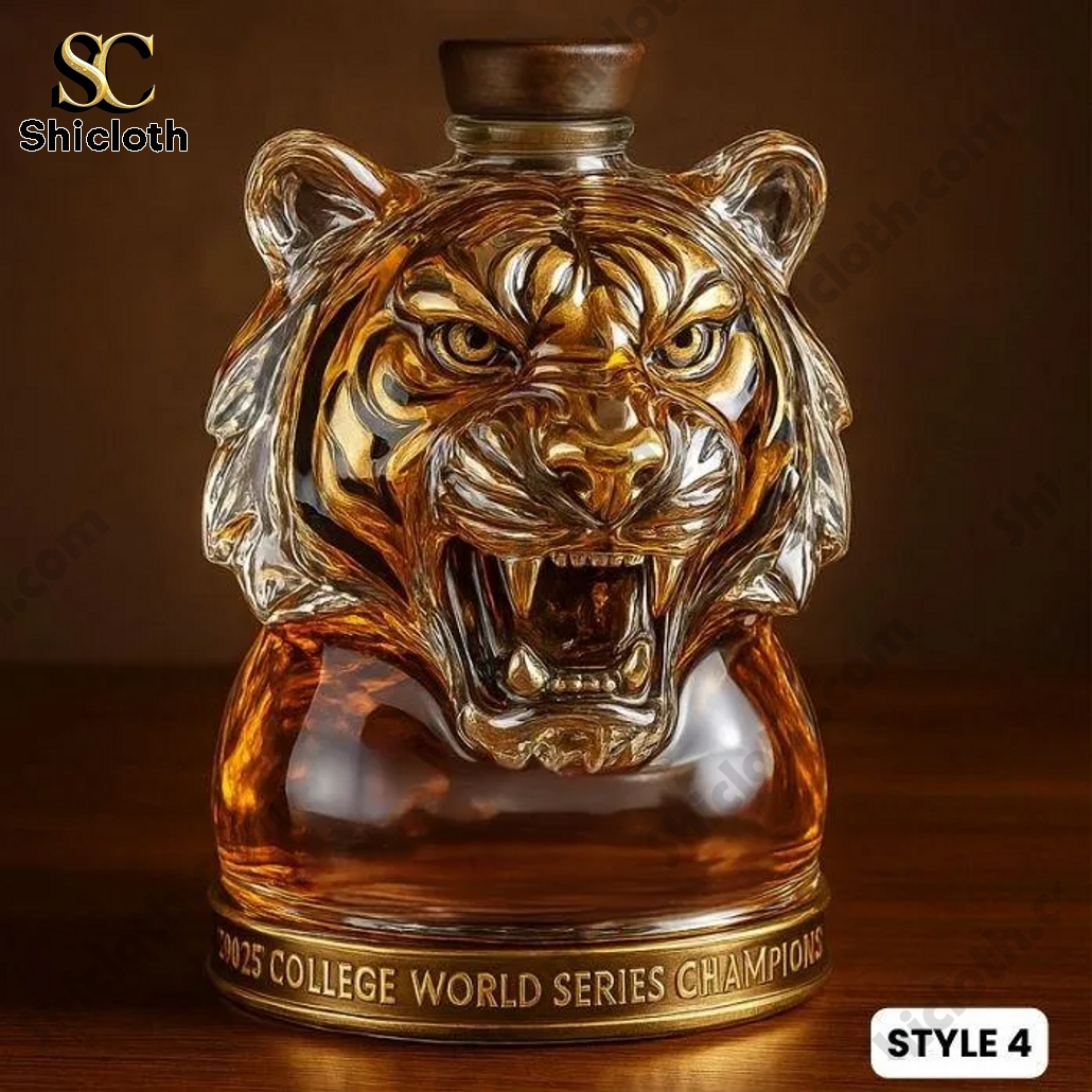 LSU Tigers 2025 NCAA Baseball National Champion Whiskey Bottle 5 LSU Tigers 2025 NCAA Baseball National Champion Whiskey Bottle - Image 5