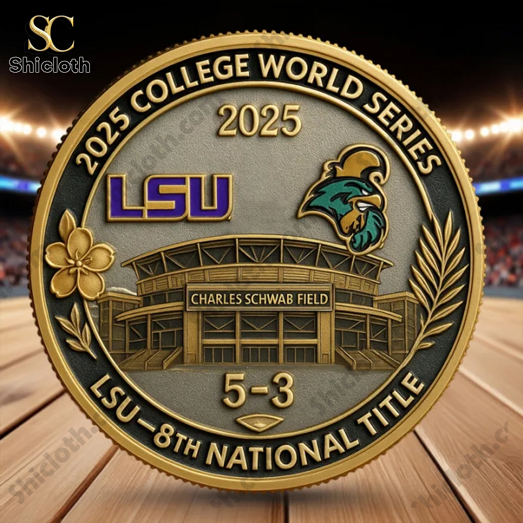 LSU Tigers 2025 College World Series Coin
