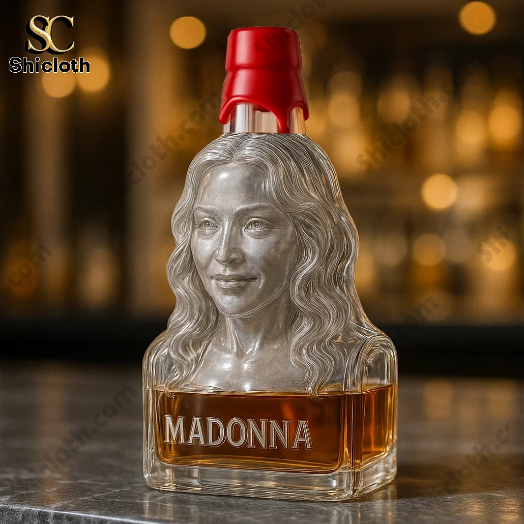 Madonna Queen of Pop Whiskey Bottle 3 Madonna Queen of Pop Whiskey Bottle - Image 3