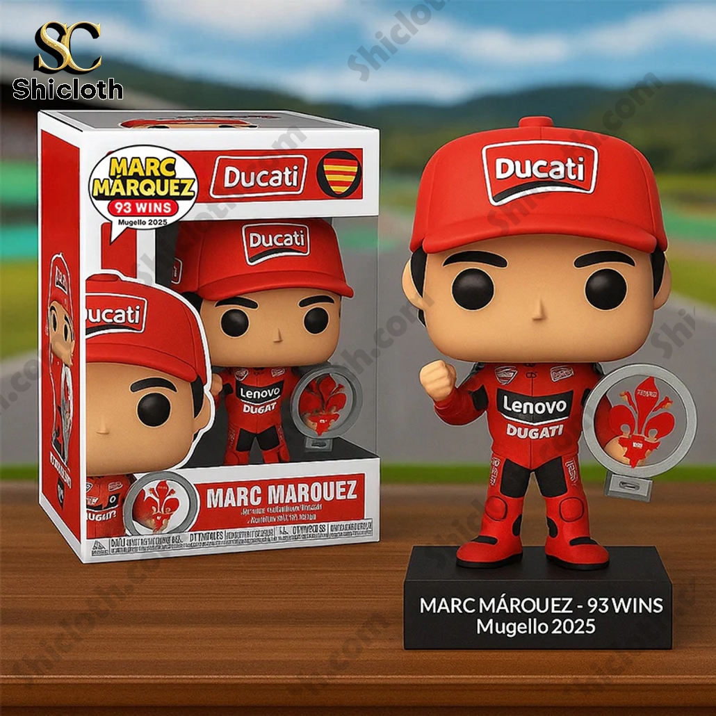 Marc Márquez 93rd Win at Mugello 2025 Pop Figure Doll
