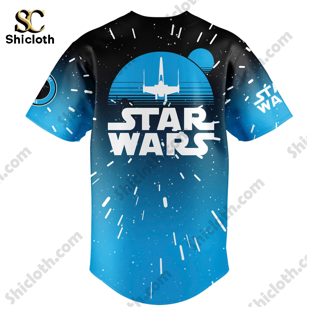 Alternative view of Miami Marlins 2025 Star Wars Baseball Jersey