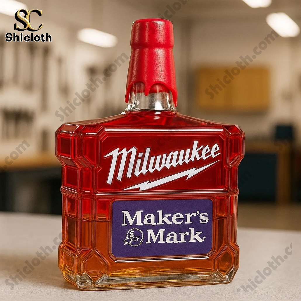 Milwaukee Toolbox Whiskey Bottle 9 Milwaukee Toolbox Maker's Mark Whiskey Bottle