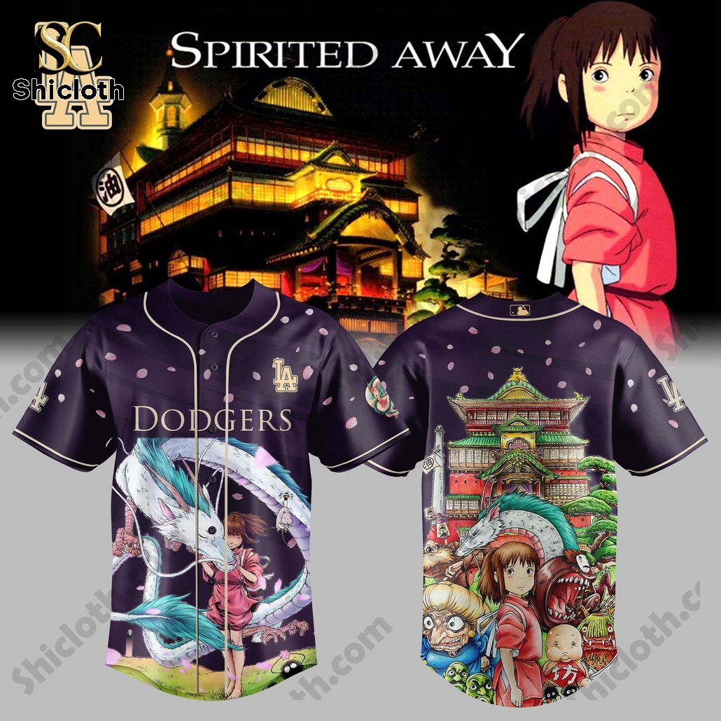 MLB Los Angeles Dodgers Spirited Away Baseball Jersey