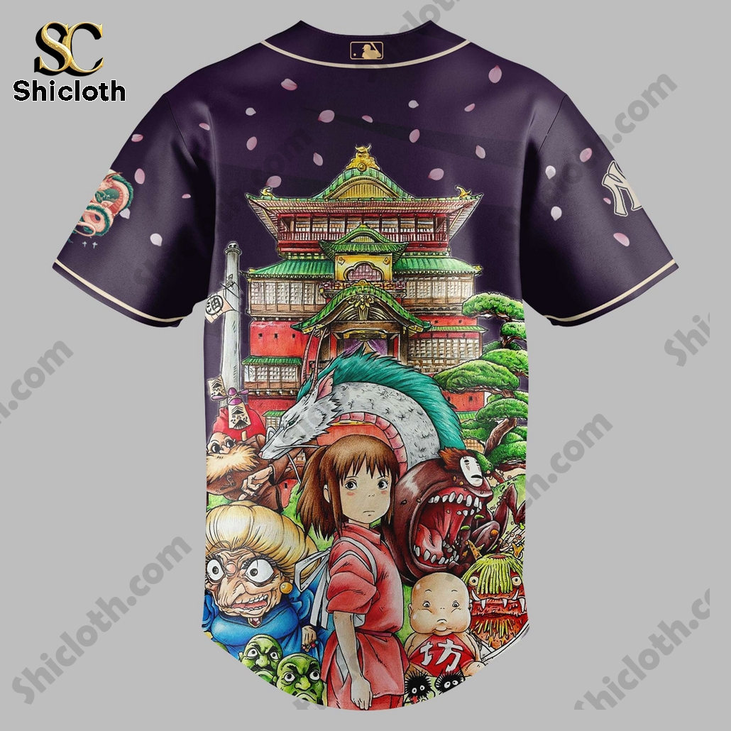MLB New York Yankees Spirited Away Baseball Jersey 3 MLB New York Yankees Spirited Away Baseball Jersey - Image 3