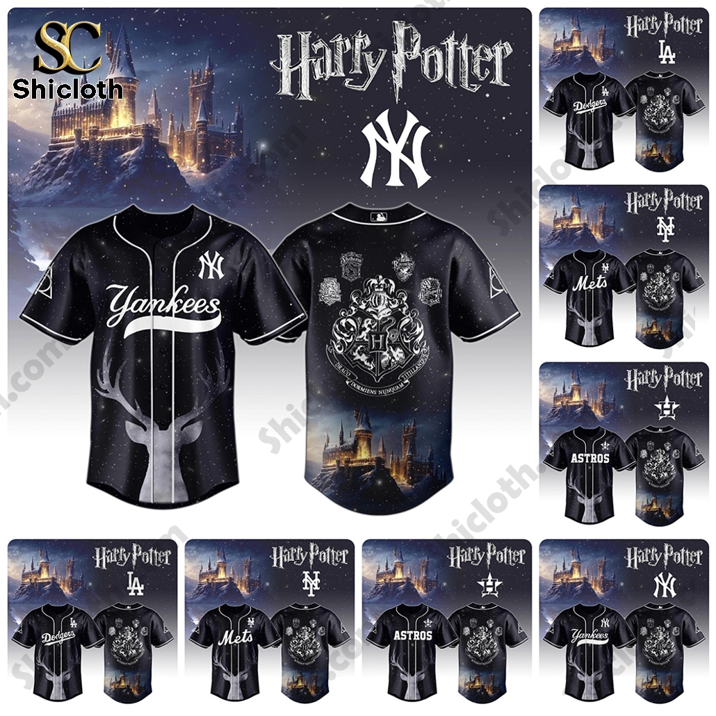 MLB Teams Charm Harry Potter Baseball Jersey